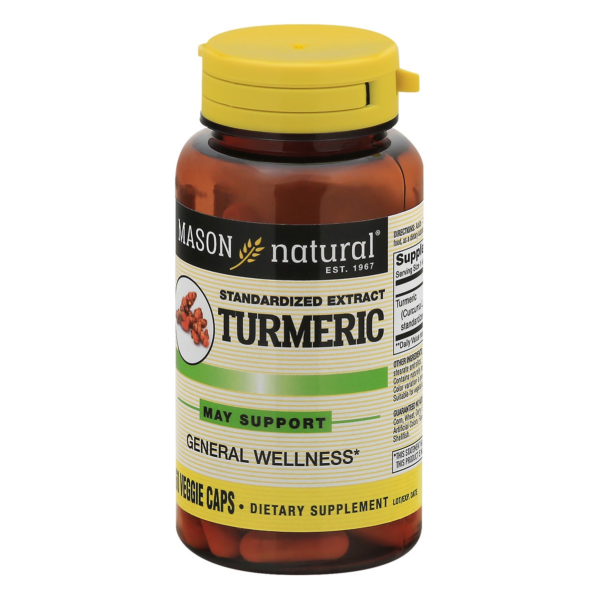 slide 5 of 13, Mason Natural Turmeric, 60 ct