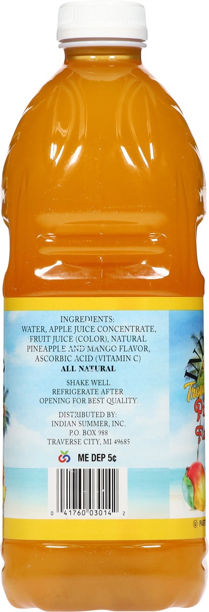 slide 13 of 14, Indian Summer Tropical Pineapple Mango Apple Juice 64 fl oz, 64 oz