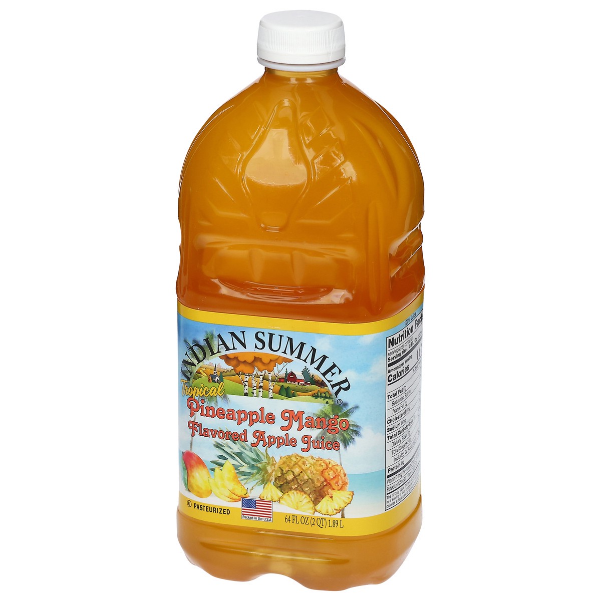 slide 2 of 14, Indian Summer Tropical Pineapple Mango Apple Juice 64 fl oz, 64 oz