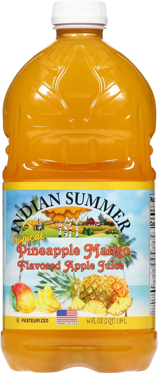 slide 7 of 14, Indian Summer Tropical Pineapple Mango Apple Juice 64 fl oz, 64 oz