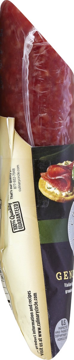 slide 4 of 6, Culinary Circle Salami, Genoa, 7 oz