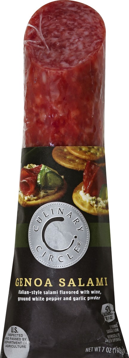 slide 2 of 6, Culinary Circle Salami, Genoa, 7 oz