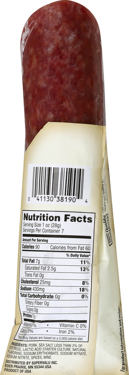 slide 5 of 6, Culinary Circle Salami, Genoa, 7 oz