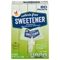Giant Calorie-Free Sweetener Packets with Stevia Extract