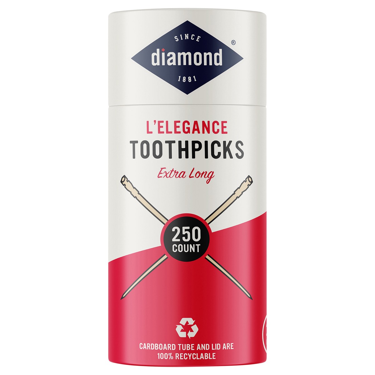 slide 1 of 7, Diamond L'Elegance Toothpicks Extra Long 250 ea, 250 ct