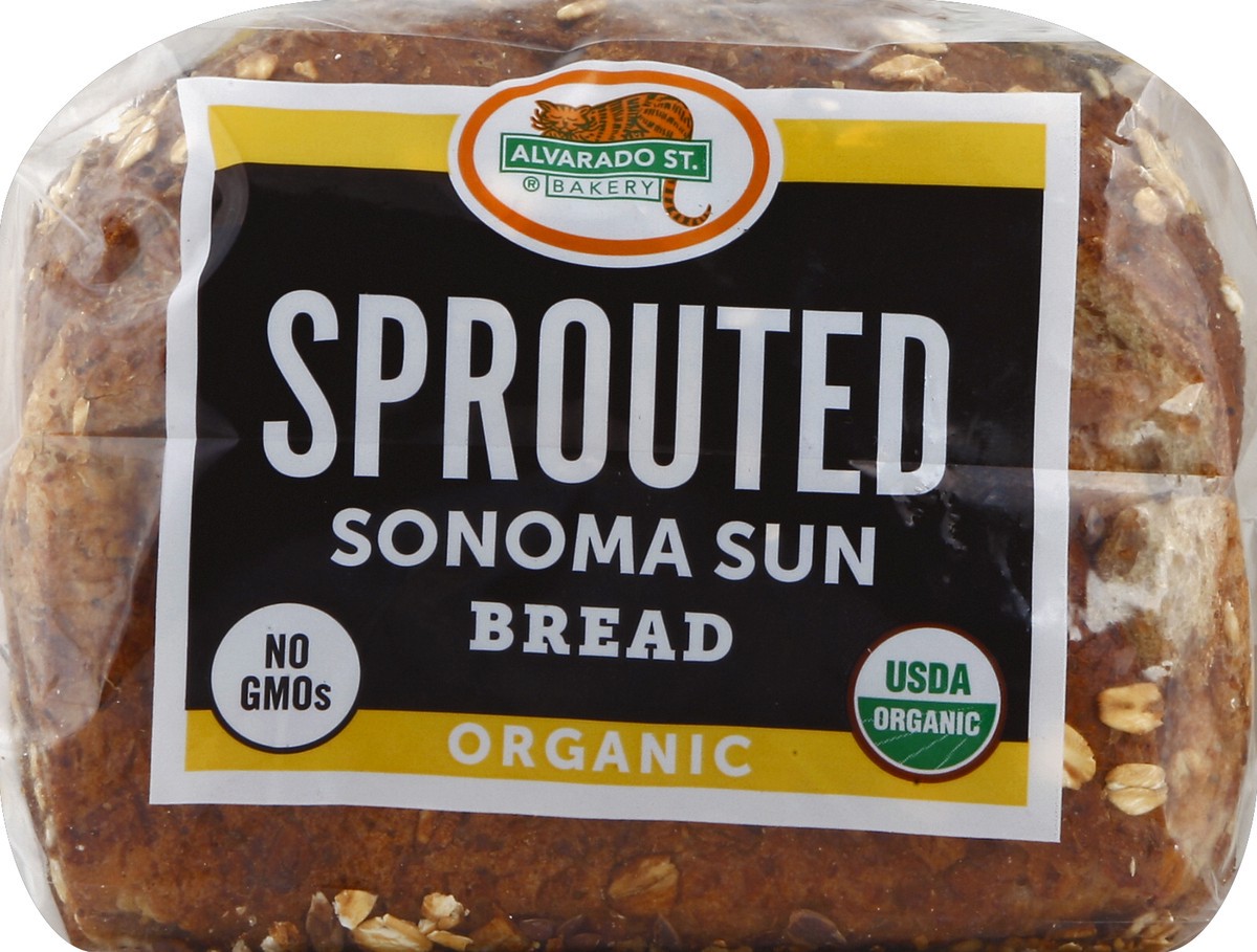 slide 4 of 5, Alvarado St. Bakery Organic Sprouted Sonoma Sun Bread, 24 oz