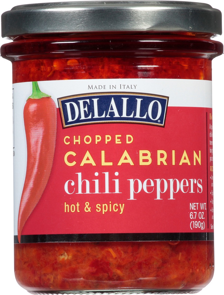 slide 12 of 13, DeLallo Chopped Calabrian Chili Peppers, 6.7 oz