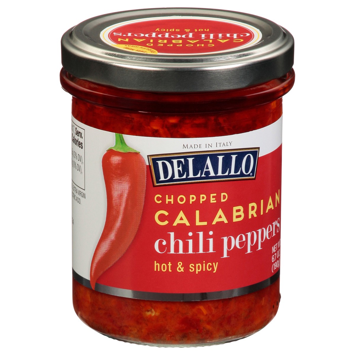 slide 2 of 13, DeLallo Chopped Calabrian Chili Peppers, 6.7 oz