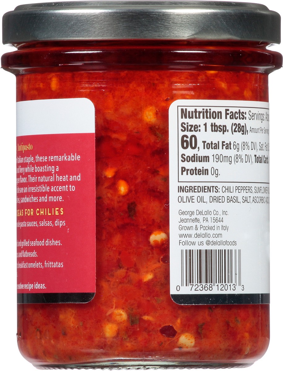 slide 3 of 13, DeLallo Chopped Calabrian Chili Peppers, 6.7 oz