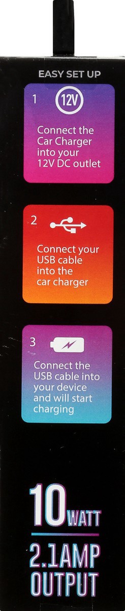 slide 10 of 11, Lumen8 10 Watt Light Up Dual USB Car Charger 1 ea, 1 ct