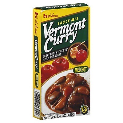 slide 1 of 1, House Foods Vermont Curry Sauce Mix - Medium Hot, 4.4 oz