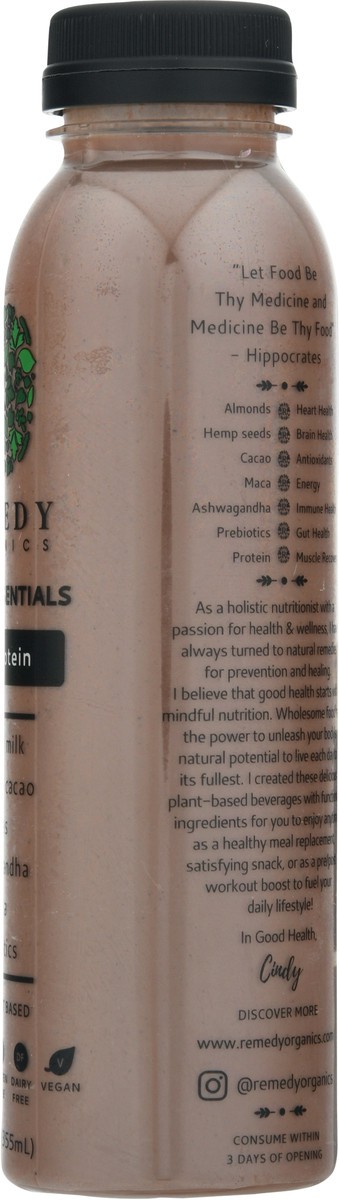 slide 5 of 9, Remedy Organics 100% Plant Based Cocoa Essentials Shake 12 fl oz, 12 fl oz