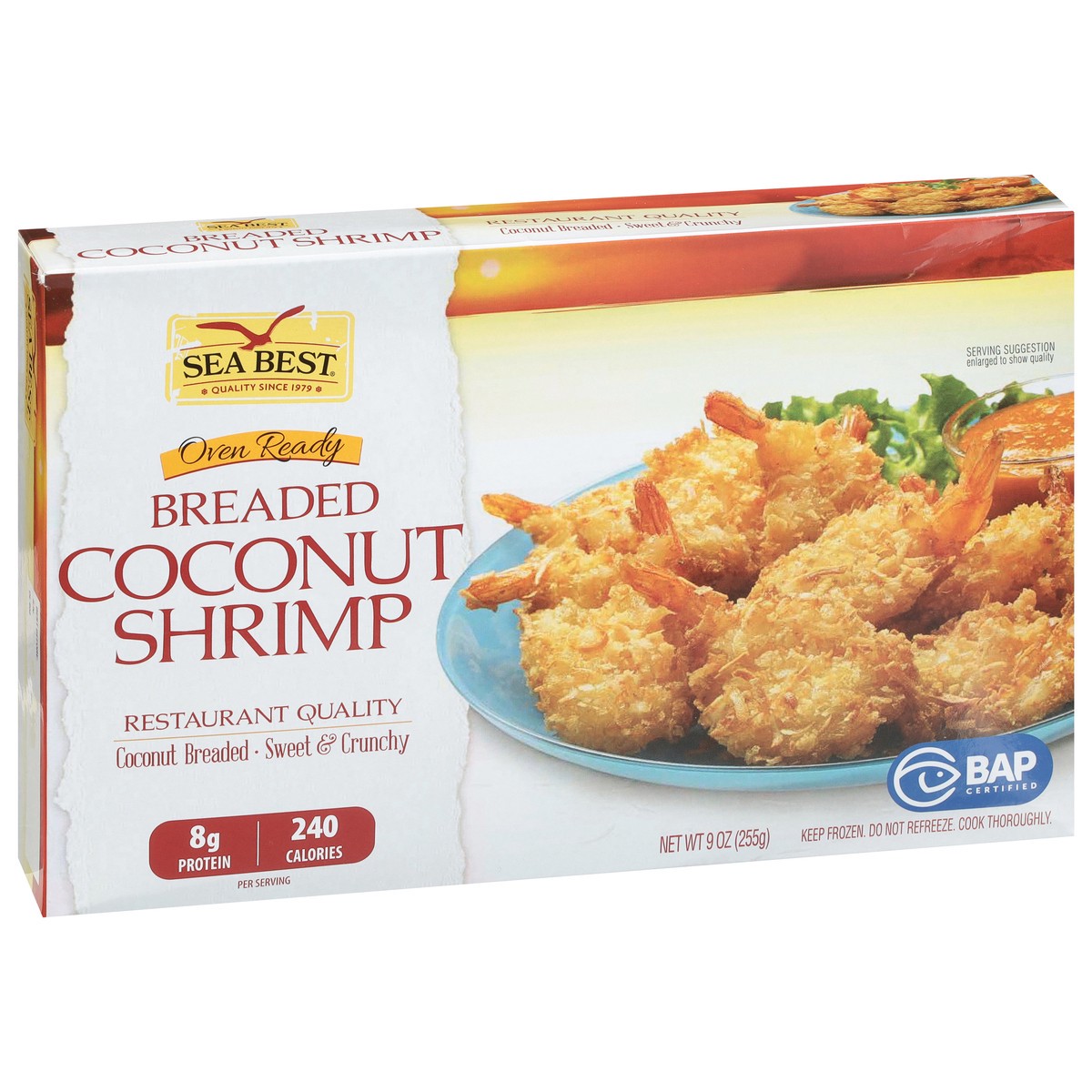 slide 6 of 15, Sea Best Breaded Coconut Shrimp, 9 oz
