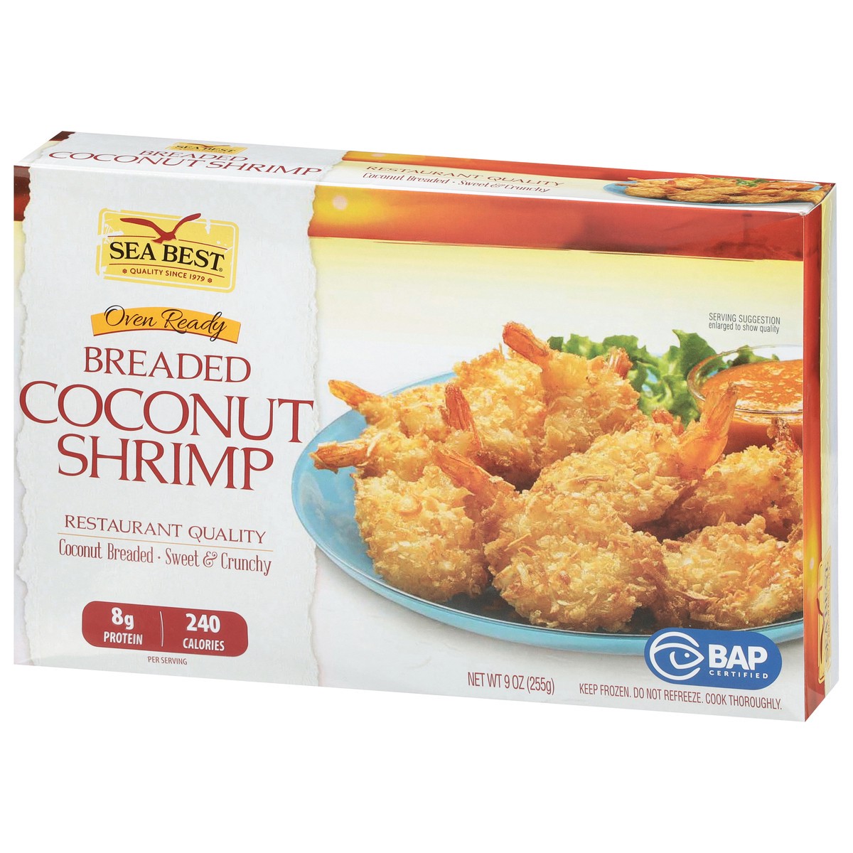 slide 15 of 15, Sea Best Breaded Coconut Shrimp, 9 oz