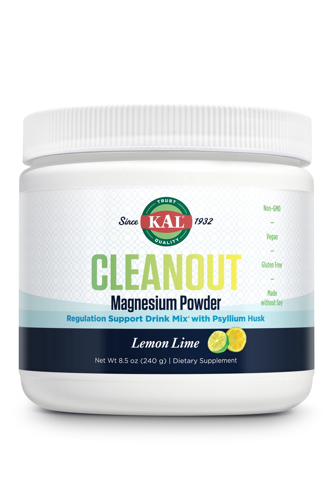 slide 1 of 1, Kal Cleanout Magnesium Lemon Lime, 8.5 oz