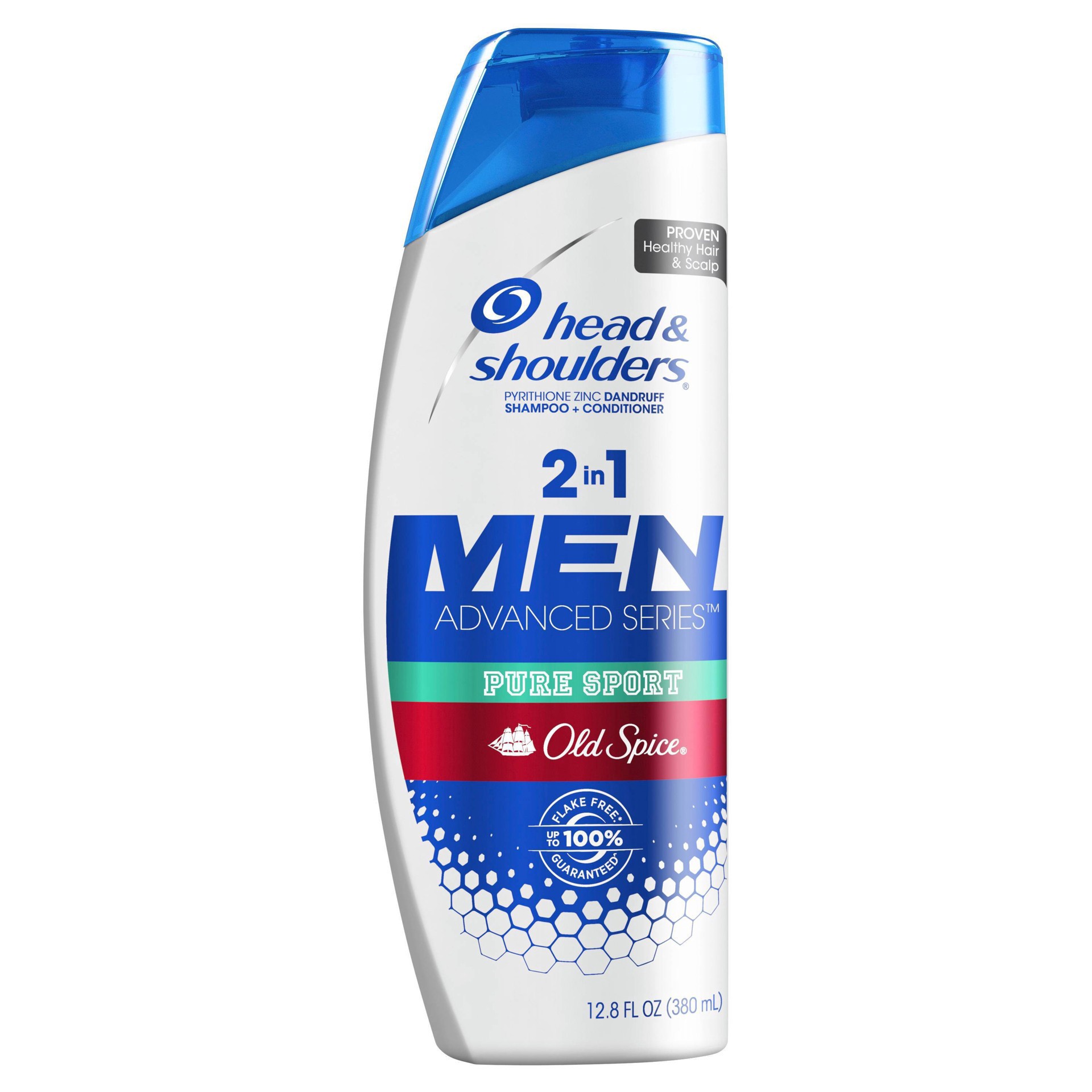 slide 3 of 9, Head & Shoulders 2in1 Shampoo & Conditioner Old Spice Scent, 12.8 oz