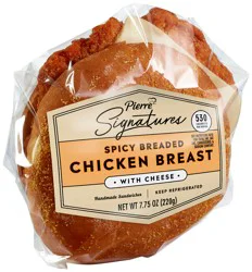 Pierre Signatures Spicy Chicken With Cheese Sandwich