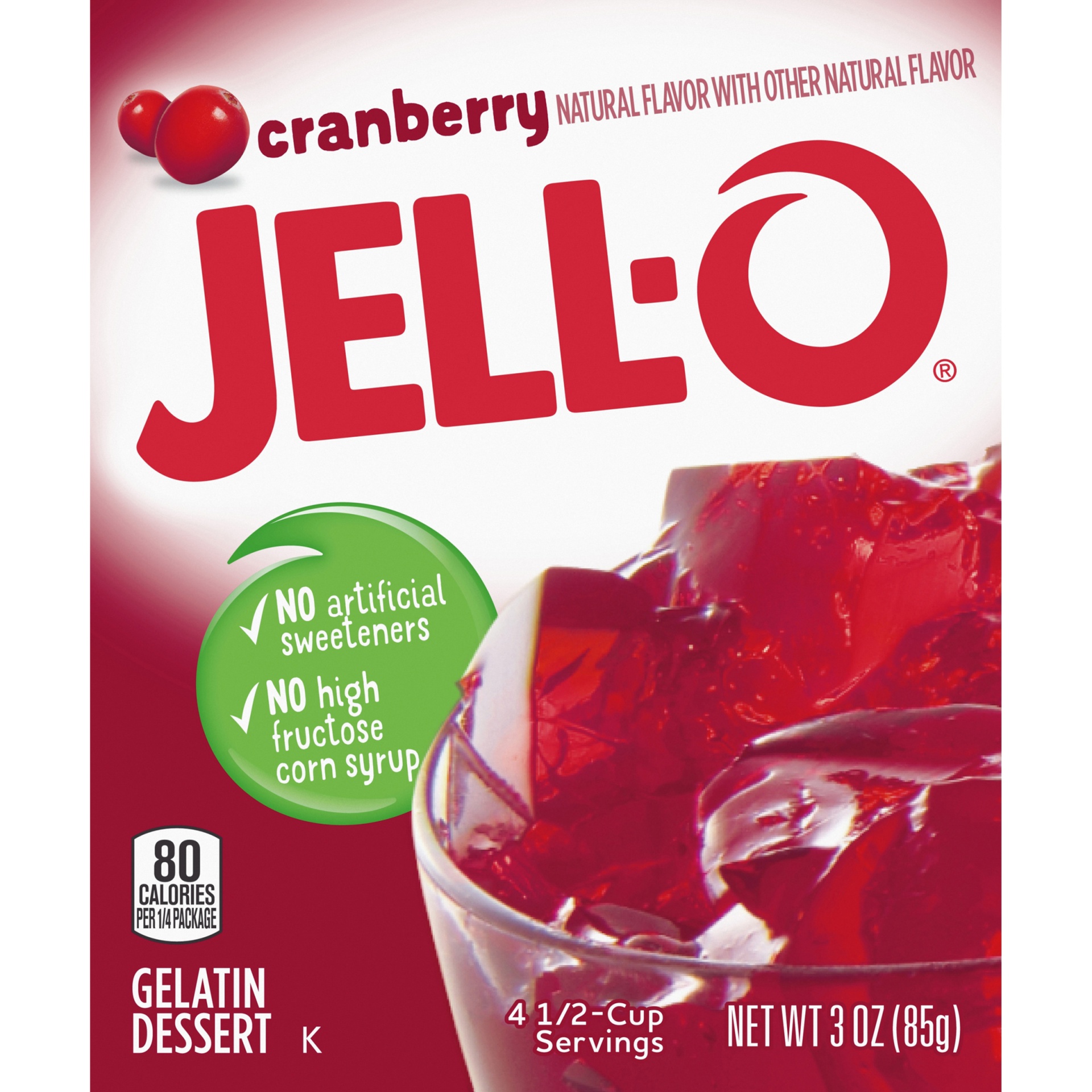 JellO Cranberry Gelatin Dessert Mix 3 oz Shipt