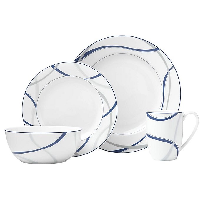 slide 1 of 1, Lenox Vibe Place Setting - Blue, 4 ct