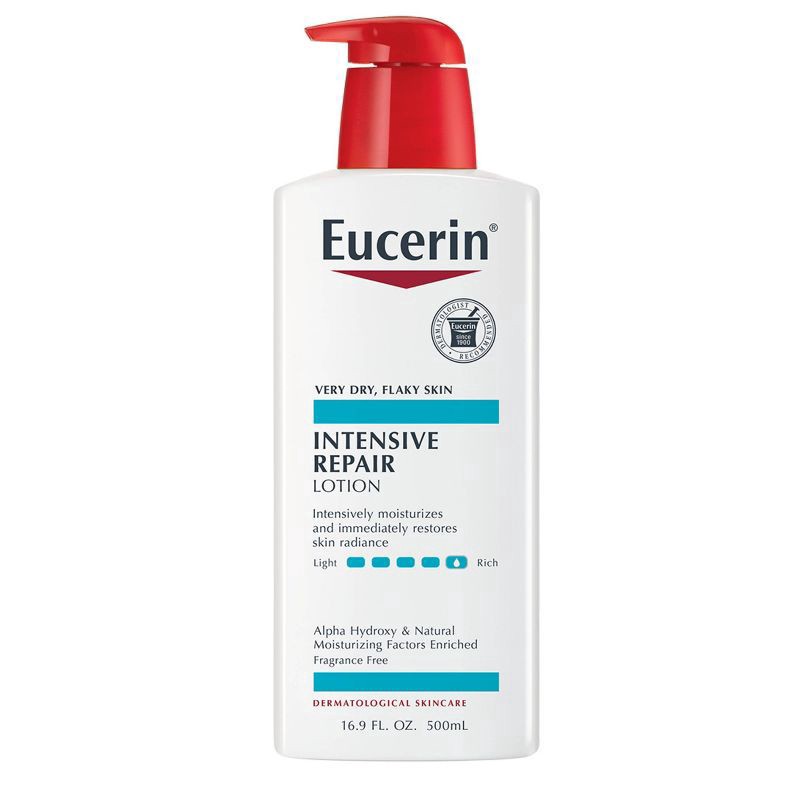 slide 1 of 1, Eucerin Intensive Repair Body Lotion for Very Dry Skin Unscented - 16.9 fl oz, 16.9 fl oz