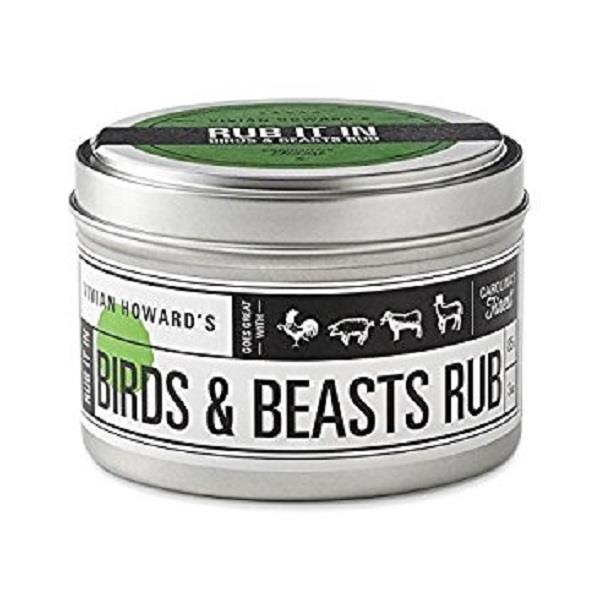 slide 1 of 1, Vivian Howards Rub It In Birds & Beast Spice Rub, 3 oz