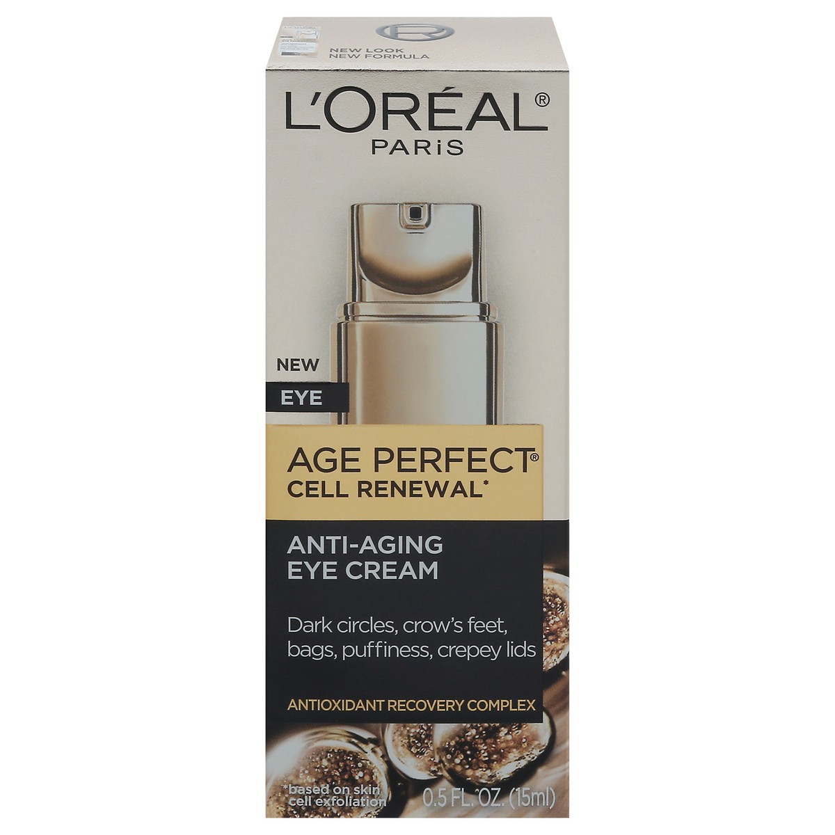 slide 1 of 9, L'Oréal Age Perfect Cell Renewal Anti-Aging Eye Cream 0.5 fl oz, 0.5 oz