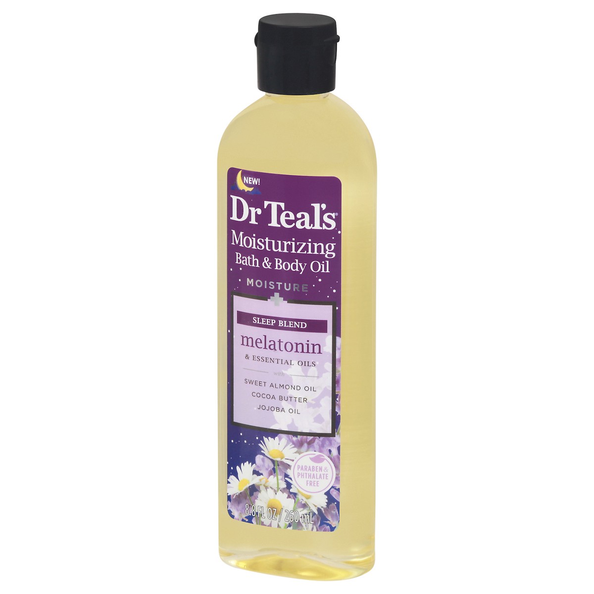 slide 7 of 12, Dr. Teal's Moisturizing Sleep Blend Bath & Body Oil 8.8 fl oz, 8.8 fl oz