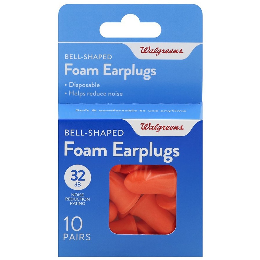 Walgreens BellShaped Foam Earplugs 10 pair Shipt