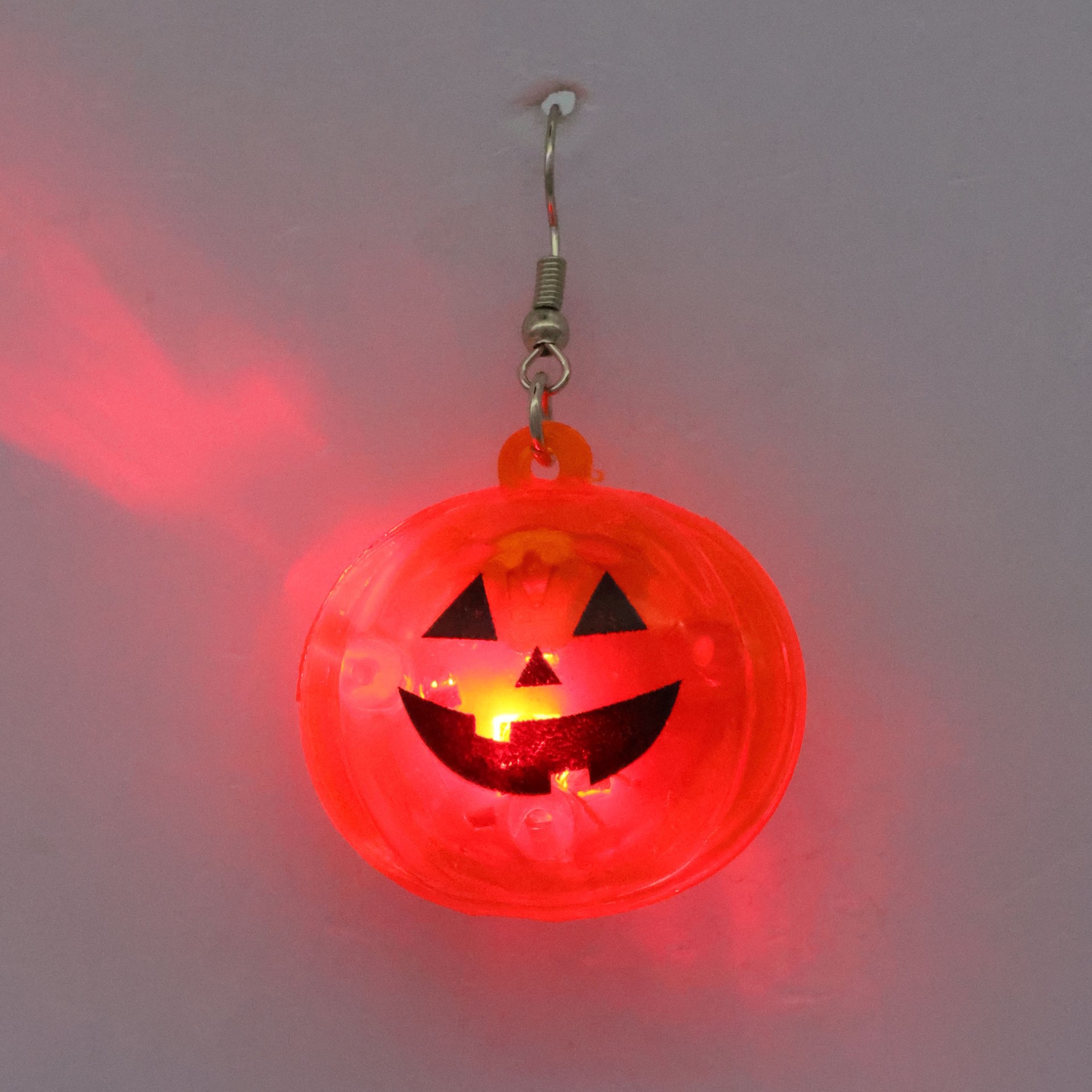 slide 3 of 4, Light-Up Pumpkin Earrings By Celebrate It, adult