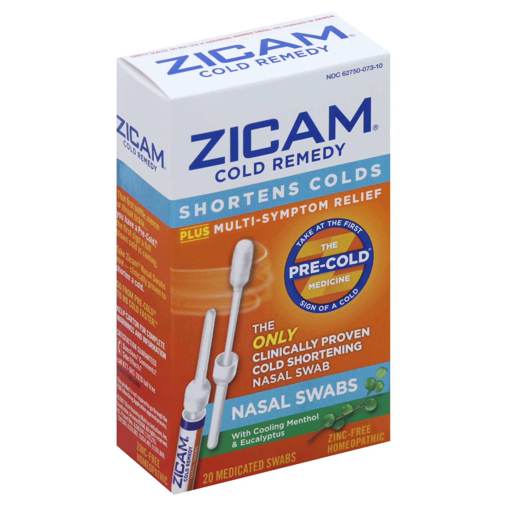 Zicam Cold Remedy Nasal Swabs 20 ct Shipt
