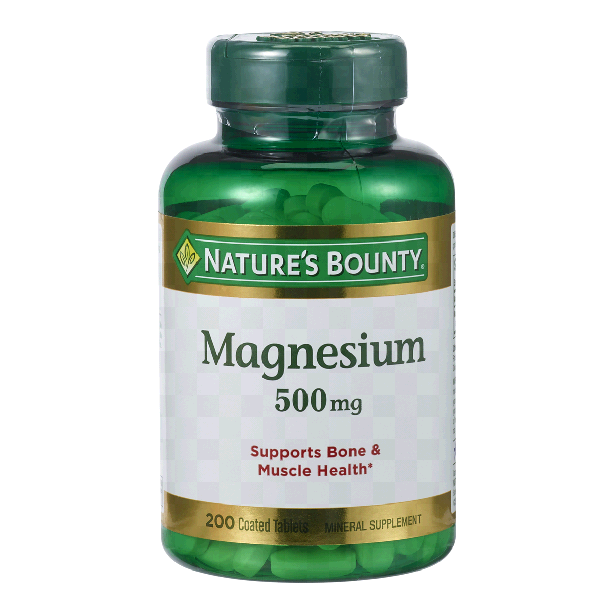 slide 1 of 3, Nature's Bounty Magnesium 500 mg, 200 ct