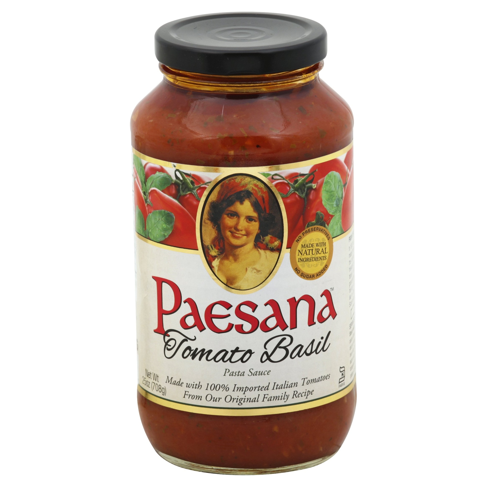 slide 1 of 1, Paesana Tomato Basil Pasta Sauce, 25 oz