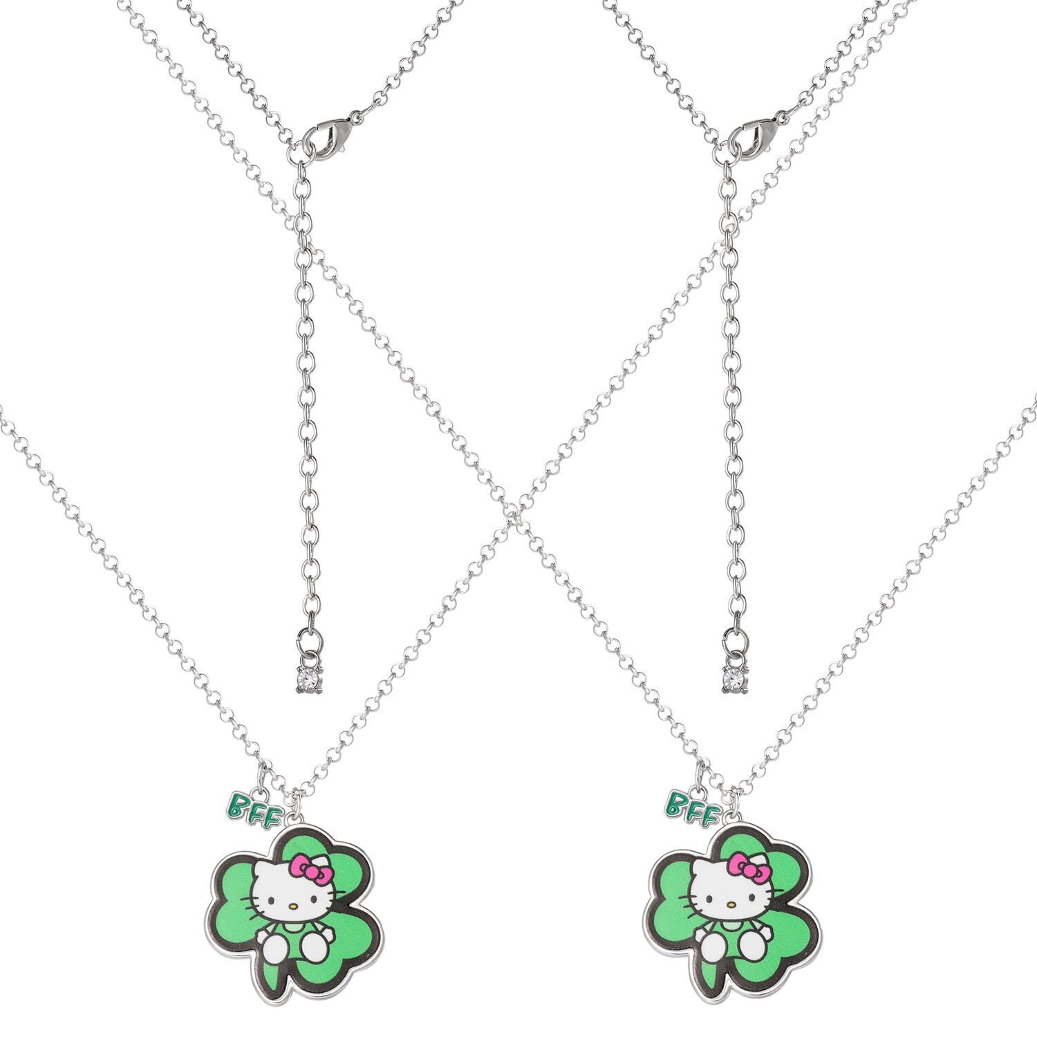 slide 2 of 2, Hello Kitty St. Patrick's Day Bff Sharing Necklace Set, 2 Ct, 1 ct