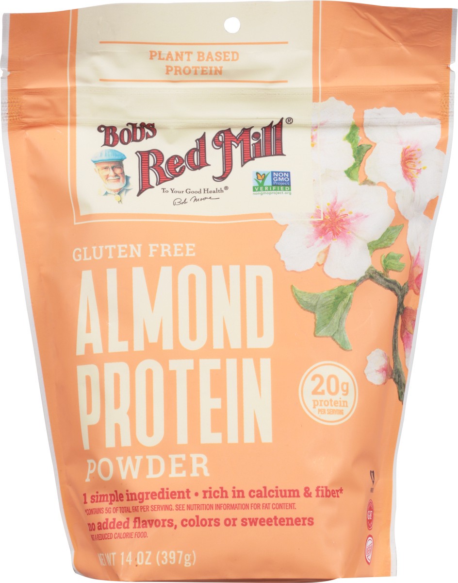 slide 3 of 9, Bob's Red Mill Gluten Free Almond Protein Powder 14 oz, 14 oz