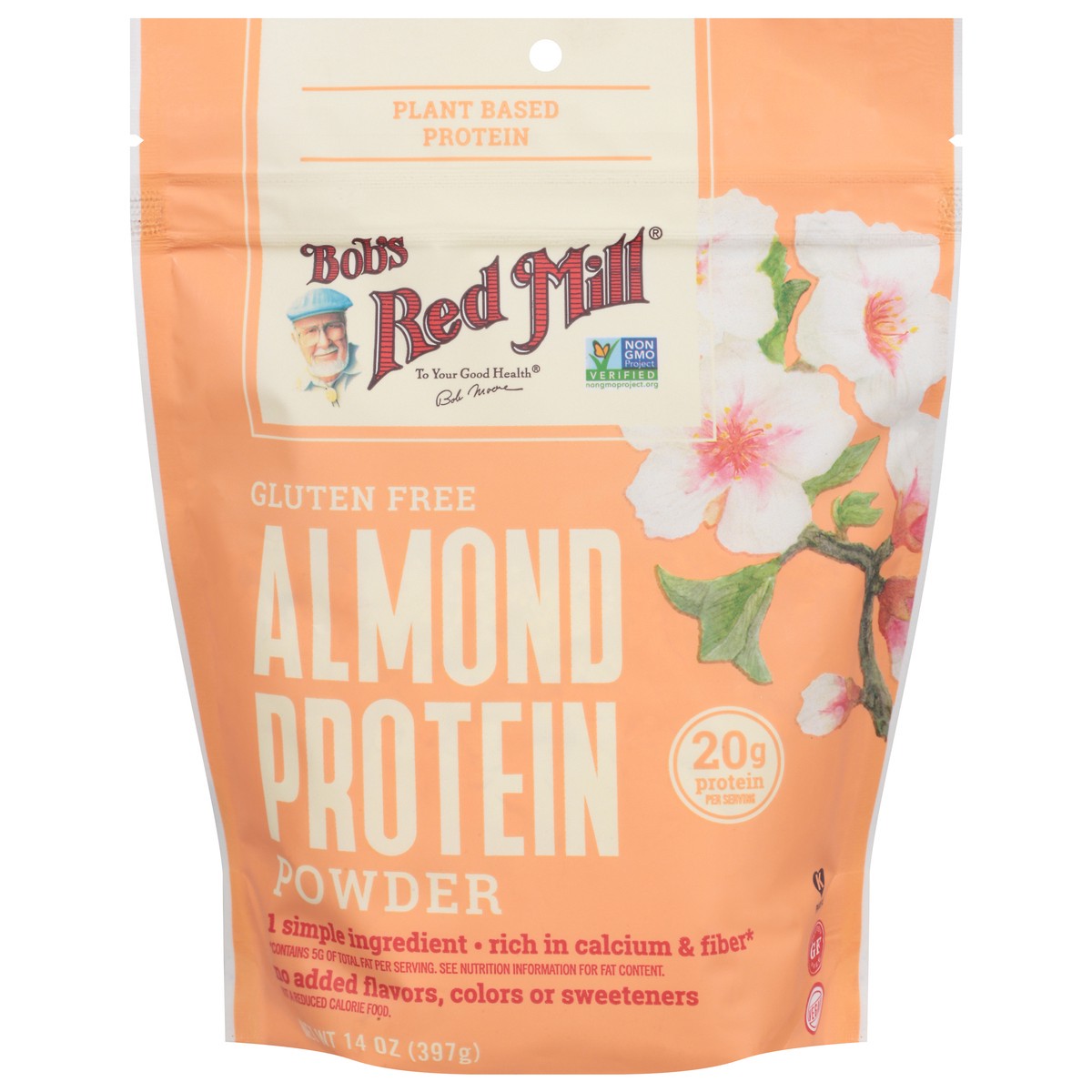 slide 1 of 9, Bob's Red Mill Gluten Free Almond Protein Powder 14 oz, 14 oz