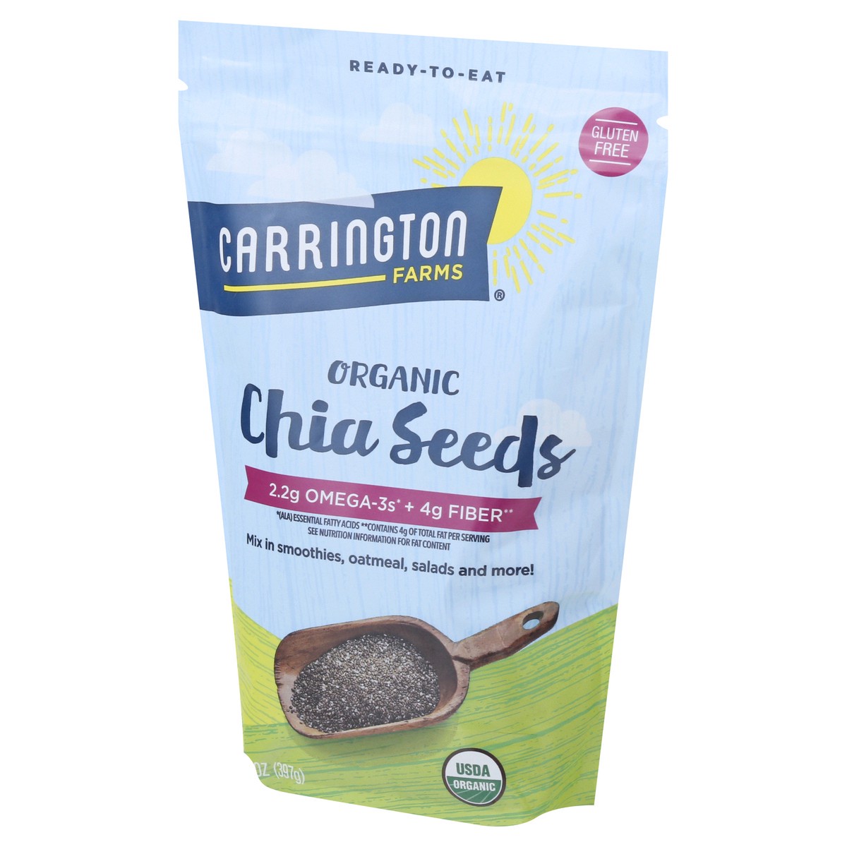 slide 3 of 9, Carrington Farms Organic Chia Seeds 14 oz, 14 oz