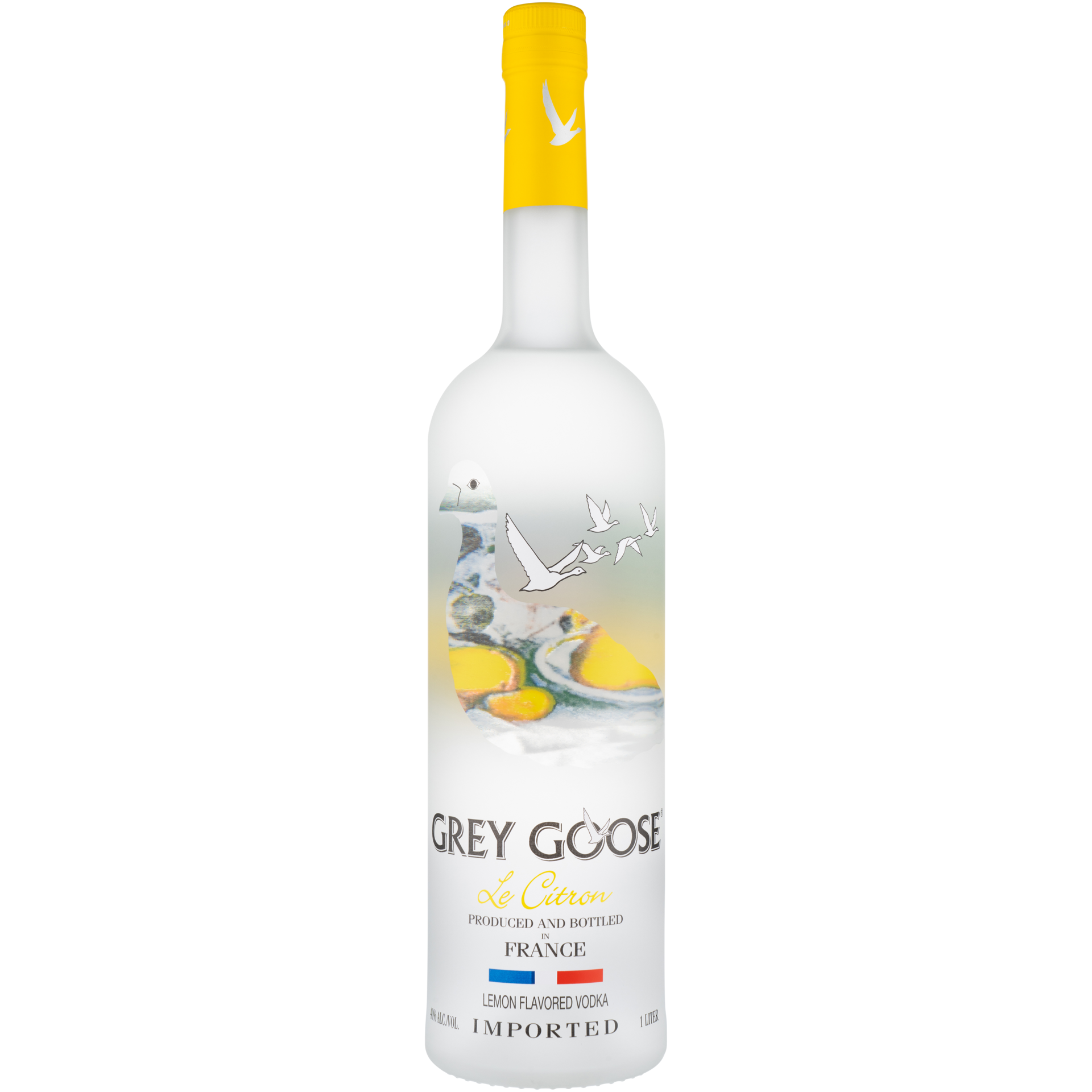 slide 3 of 5, Grey Goose Le Citron Flavored Vodka 40% 100Cl/1L, 1 liter