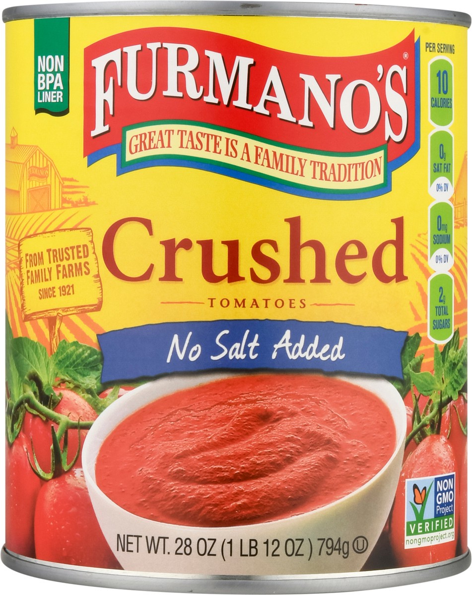slide 9 of 13, Furmano's Crushed Tomatoes 28 oz, 28 oz