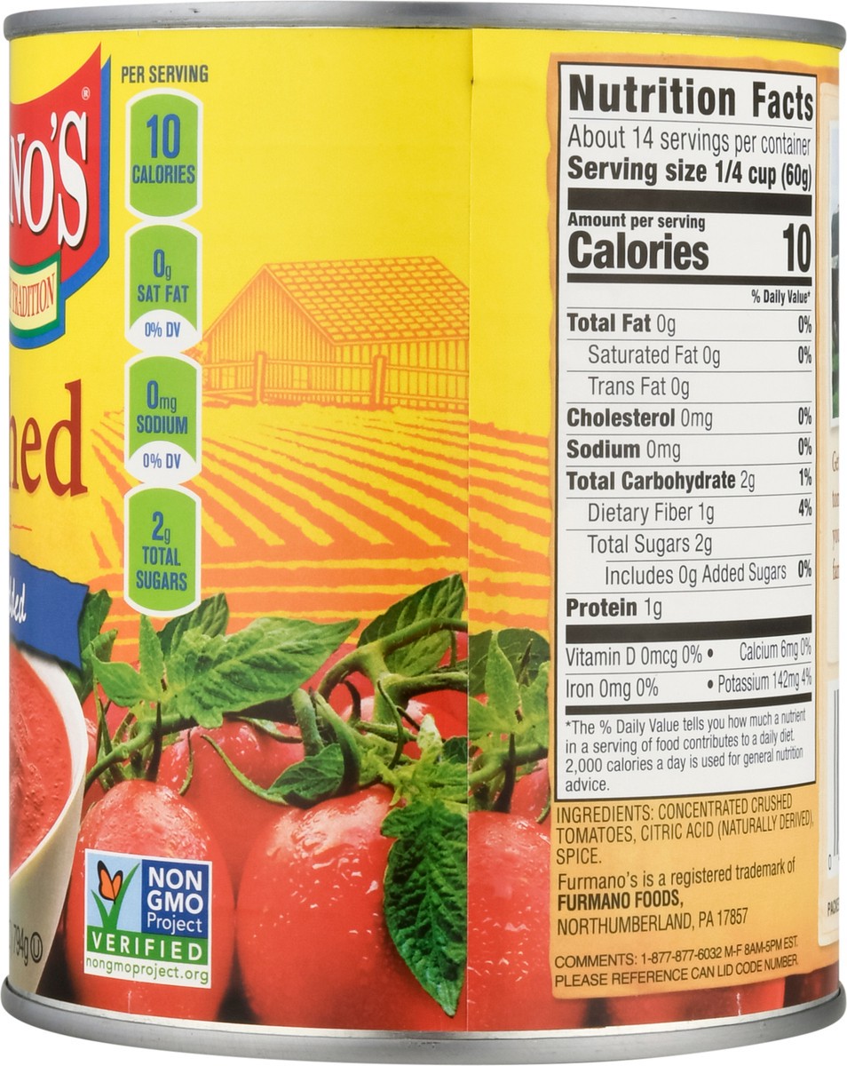 slide 11 of 13, Furmano's Crushed Tomatoes 28 oz, 28 oz