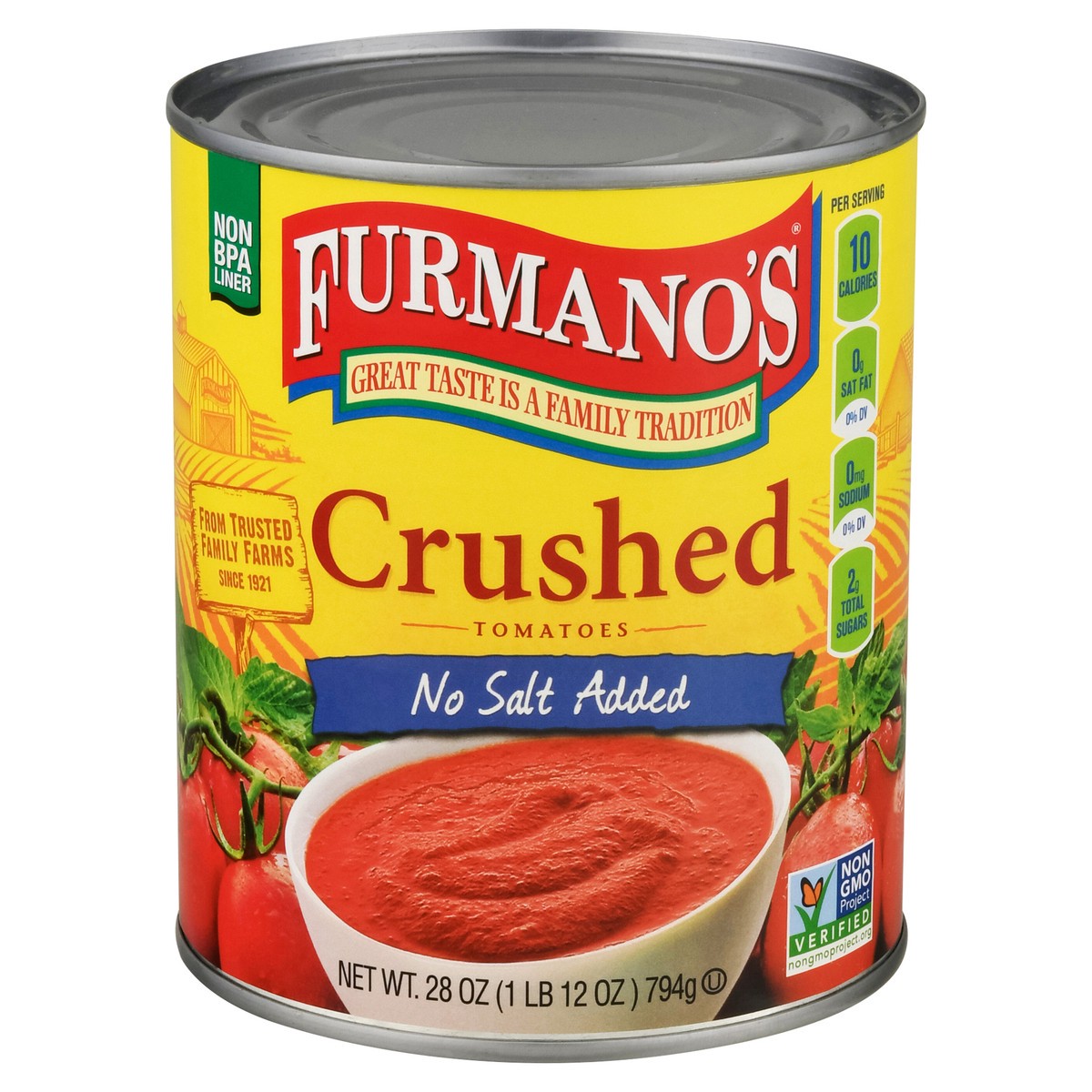 slide 7 of 13, Furmano's Crushed Tomatoes 28 oz, 28 oz