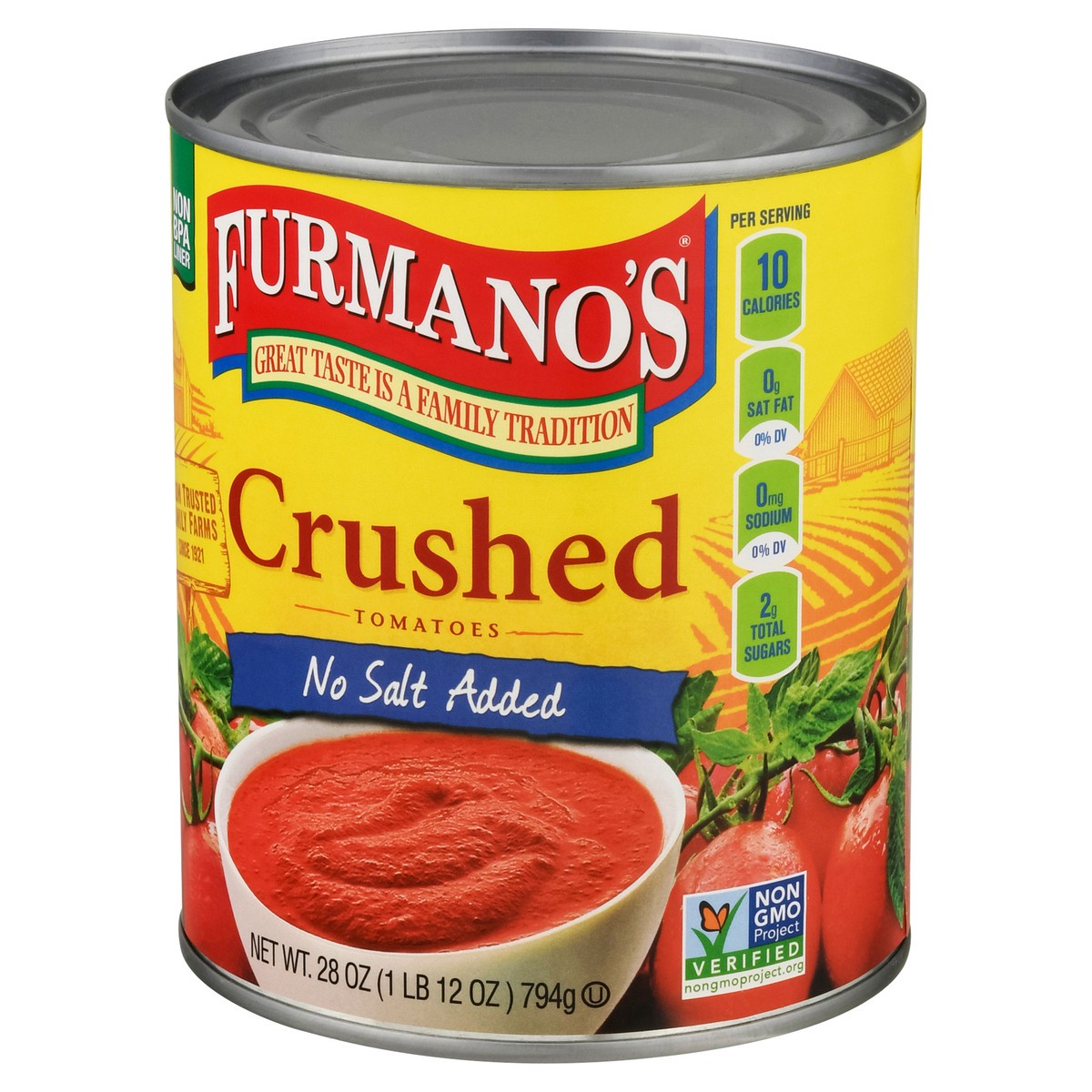 slide 6 of 13, Furmano's Crushed Tomatoes 28 oz, 28 oz