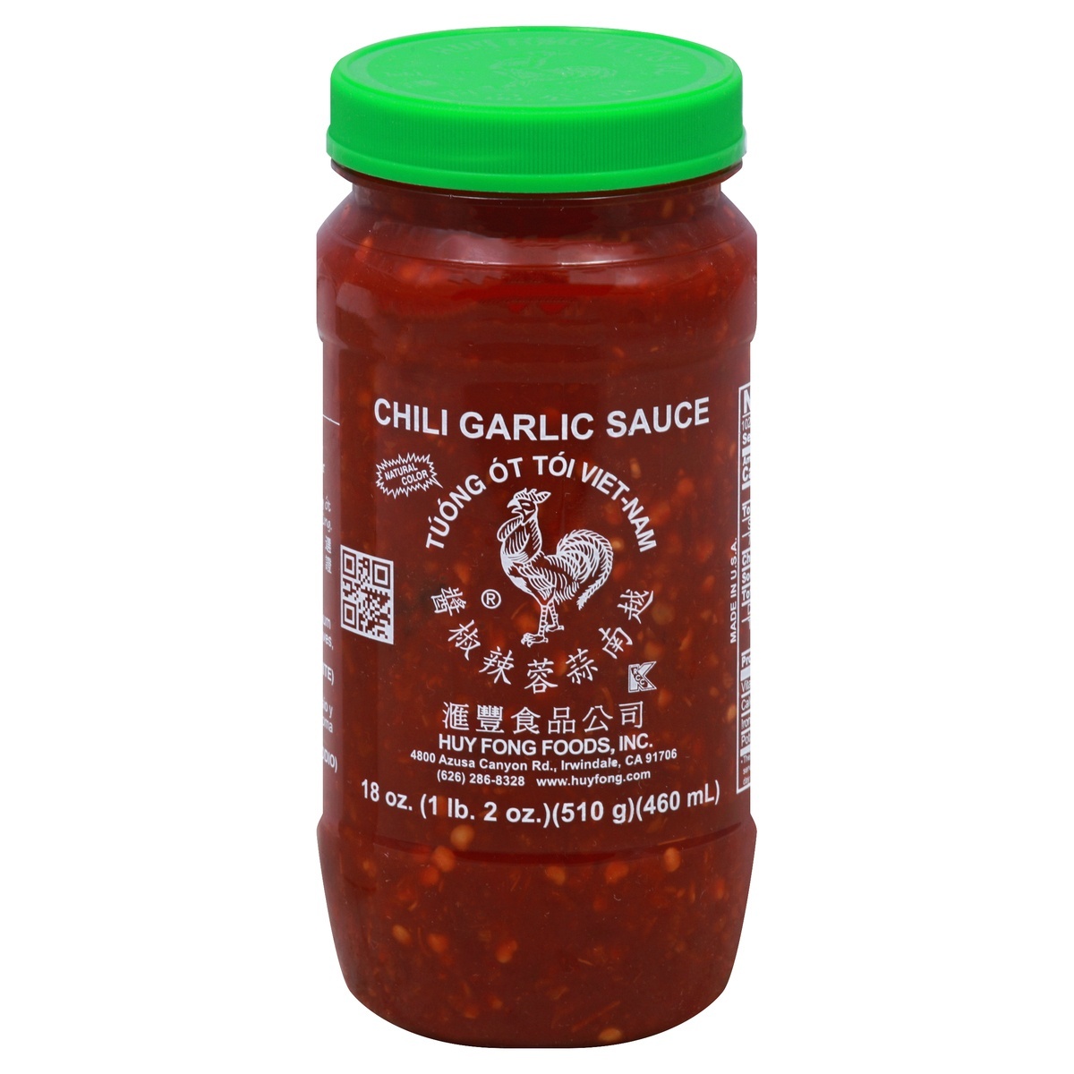 slide 1 of 7, Huy Fong Chili Garlic Sauce 18 oz, 18 oz