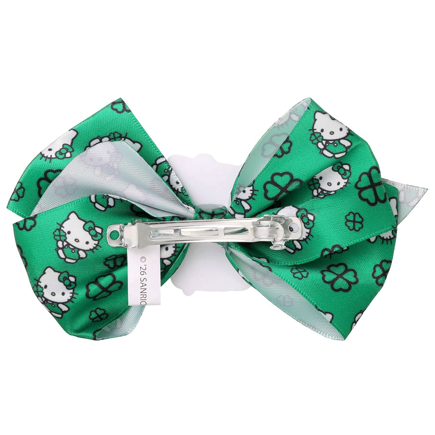 slide 2 of 3, Hello Kitty St. Patrick's Day Hair Bow, Green, 1 ct