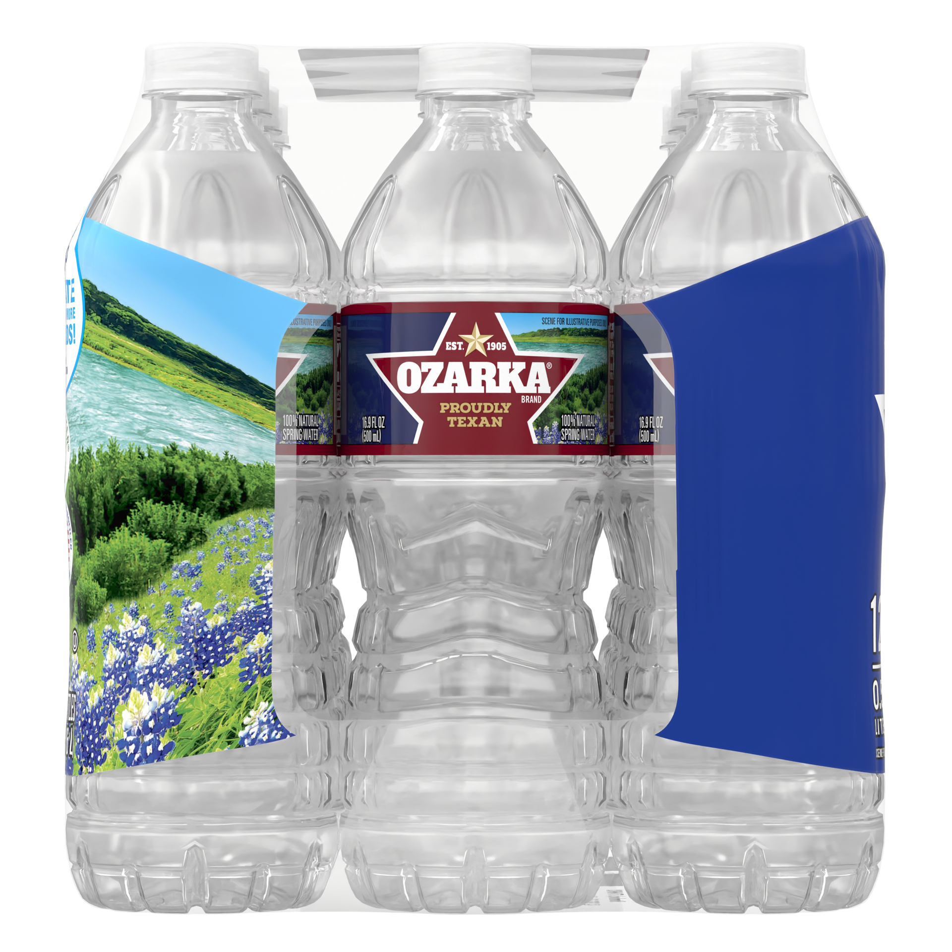 slide 4 of 5, OZARKA Brand 100% Natural Spring Water, (Pack of 12) - 16.9 fl oz, 12 ct; 16.9 fl oz