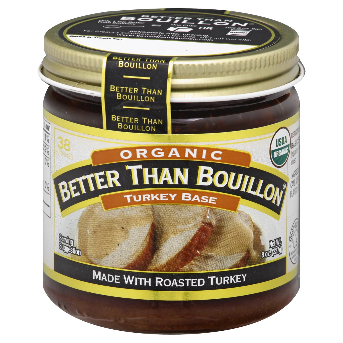 slide 1 of 9, Better than Bouillon Organic Turkey Base 8.0 oz, 8 oz