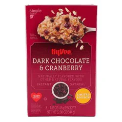 Healthy Valley Oatmeal Instant Dark Chocolate Cranberry