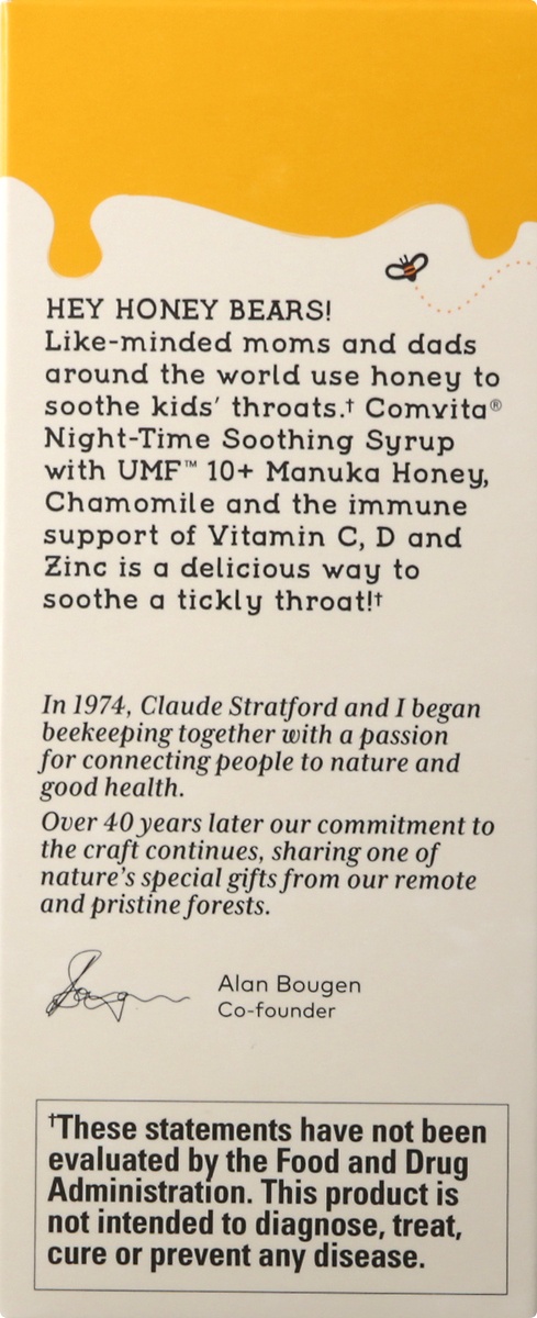 slide 7 of 10, Comvita Kids Soothe Manuka Honey Night Syrup, 4 oz