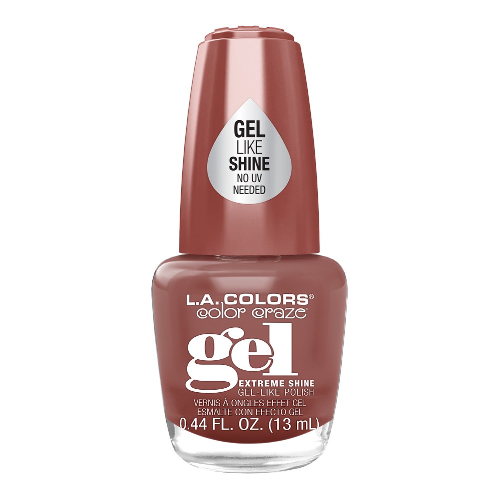slide 1 of 1, L.A. Colors Teddy Bare Gel Nail Polish, 0.44 oz