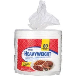 Hill Country Essentials Heavy Weight Laminated 10.2 in Compartment Foam Plates