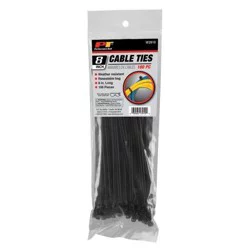 HB SMITH TOOLS Pt 8 Black Cable Zip Ties